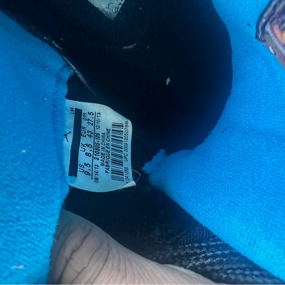 Nike Air Jordan 10 X Retro Powder Blue White Black 310805-106 Mens Size 9.5 - Picture 7 of 7